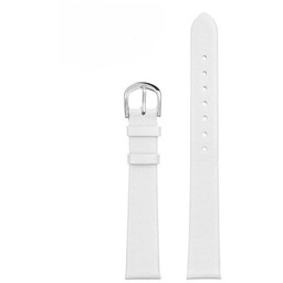 Pasek skórzany do zegarka W36L - biały -