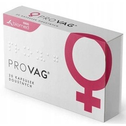 Suplement diety, ProVag, probiotyk dla kobiet, 20 kaps.