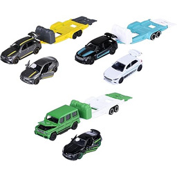 Majorette 8502103000 Mercedes AMG z przyczepą;3 rodz.;wybór losowy