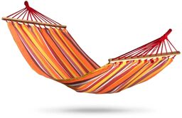Hamak ogrodowy, Bahama Single, 1-osobowy, 200x100 cm, czerwony