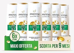 Pantene Szampon 3 w 1, efekt jedwabiu,