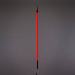 SELETTI Lampa stojąca designerska Linea, czerwony, salon /