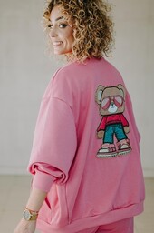 Pakamera Bluza oversize rozpinana Rosie Teddy