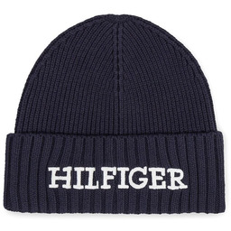 Czapka Tommy Hilfiger Monotype Beanie AM0AM11737 Granatowy