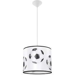Lumes Lampa wisząca dla chłopca z motywem piłki