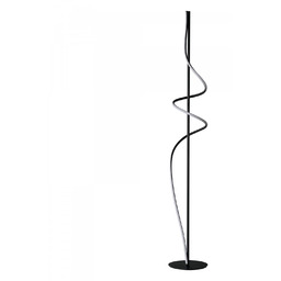 Azzardo Lampa podłogowa aluminiowa czarna 166cm AZ7153