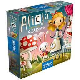 Alicja w krainie czarów, gra planszowa, GRANNA