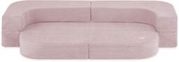 MISIOO Sofa Bed Foldie jasny róż sztruks premium