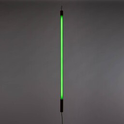 SELETTI Lampa stojąca designerska Linea, zielony, salon /