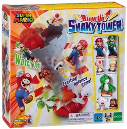 Epoch Super Mario Blow Up gra planszowa ShakenTower