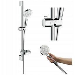 Zestaw prysznicowy 100 Vario z mydelniczką Hansgrohe Crometta