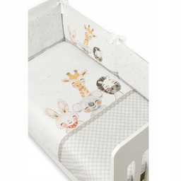 Kołdra 100x135 poszwa i ochraniacz do łóżeczka 60x180