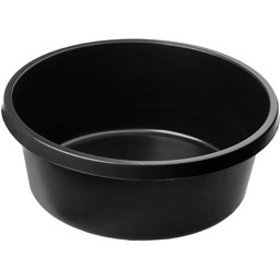 Kastra budowlana okrągła 14L, czarna