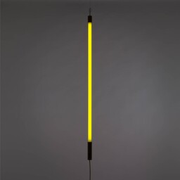 SELETTI Lampa stojąca designerska Linea, żółty / pomarańczowy,