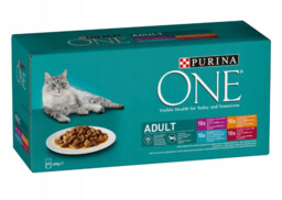 Purina One Adult saszetki dla kota MIX smaków