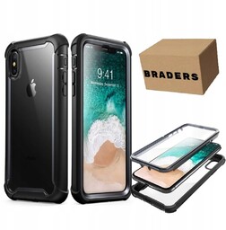 Etui Supcase do iPhone X/XS - czarne plecki