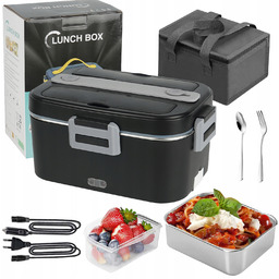 Lunchbox Podgrzewany Elektryczny 1.8L Z Torbą I Dwoma