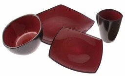 4-częściowy zestaw ceramiczny Red