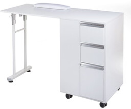 Stolik do manicure składany BD-3802 BIAŁY