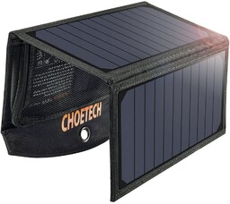Choetech składana ładowarka solarna słoneczna fotowoltaiczna 19W 2x