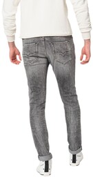 Spodnie męskie jeansowe Diesel Tepphar slim fit szare-W28