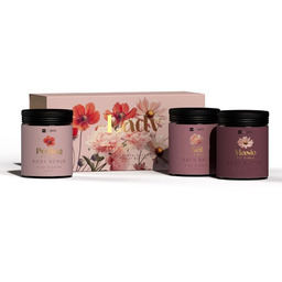 Lady Flowers zestaw sól do kąpieli 200ml +
