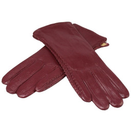 Skórzane Ocieplane Rękawiczki Damskie PolskaGalanteria.pl Ze Skóry Naturalnej