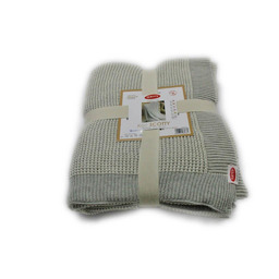 Matex Koc bawełniany 125x150 Scotty jasny szary