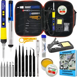 Zestaw Lutownica Precyzyjna RT-990 90W Organizer Poradnik 21EL.