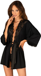 Obsessive Bellastia Peignoir Black