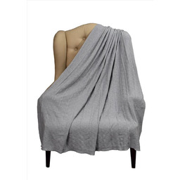 Matex Koc bawełniany 125x150 Scotty szary