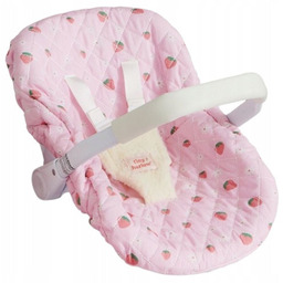 Fotelik samochodowy dla lalki Tiny Harlow Strawberry