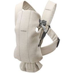 Babybjorn, Mini 3D Jersey, Nosidełko, Jasny Beż