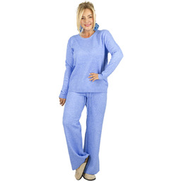 Dzianinowy zestaw dresowy z luźną bluzą i spodniami