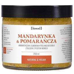 IOSSI_Mandarynka & Pomarańcza aromatyczny, cukrowy peeling do ciała