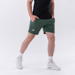 NEBBIA Szorty męskie Relaxed-fit Dark Green