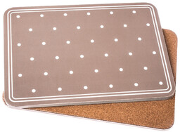 Dakls Podkładka Dots grey, 29 x 21 cm,