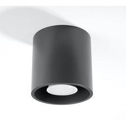 Sollux Lighting Lampa sufitowa ORBIS 1 SL.0568 antracyt