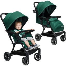 WÓZEK DZIECIĘCY SPACERÓWKA LITTLE RIDER SIENA ZIELONY