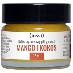 IOSSI_Mango i Kokos delikatny cukrowy peeling do ust