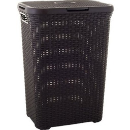 CURVER Kosz na pranie Style 60L Ciemnobrązowy