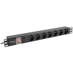 Lanberg Listwa zasilająca Rack PDU 19" 1U 16A