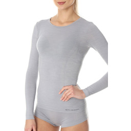 Koszulka damska merino z długim rękawem Brubeck LS11610