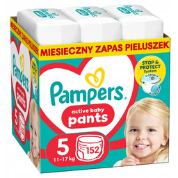 Pampers Pants Pieluchomajtki rozmiar 5 152 sztuk 12kg-17kg