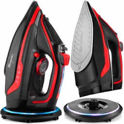 ŻELAZKO BEZPRZEWODOWE PAROWE CERAMICZNE MOC 3000W