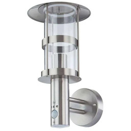 Lindby - Noemi Ścienna Lampa Ogrodowa w/Sensor Stainless