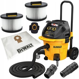 Odkurzacz Budowlany Przemysłowy Dewalt DWV905M 1400W 38L Auto