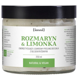 IOSSI_Rozmaryn & Limonka odświeżający cukrowy peeling do ciała