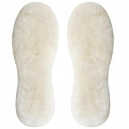 Wkładki do butów z wełny jagnięcej termiczne antypoślizgowe