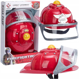 KASK strażacki hełm strażaka akcesoria ratownika światło dźwięk